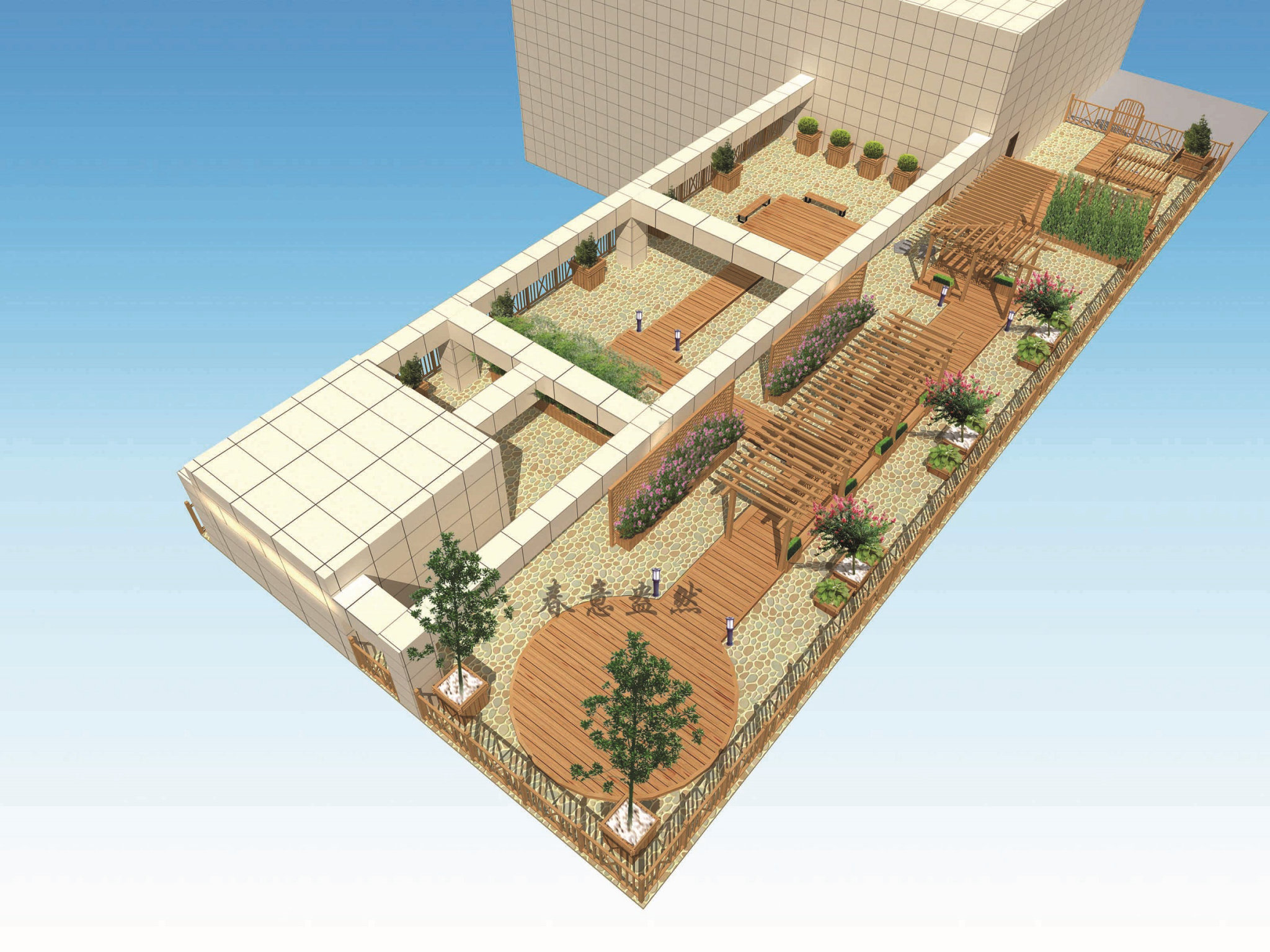 屋顶布局